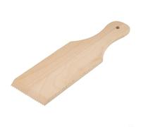 Planche à gnocchi en bois avec texture pour la fabrication de pâtes, rouler la pâte et façonner le beurre - 24 x 7 cm - Kit de bois dur naturel de qualité alimentaire