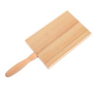 Planche à Gnocchis en Bois Khaki Poignée Antidérapante | Texture pour Mieux Retenir la Sauce, Aide au Façonnage des Pâtes, Présent de Crémaillère, Usage Maison