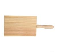 Planche à gnocchis en bois pour la fabrication de pâtes maison - Outil traditionnel à dénuder avec rainure pour surface pour cavatelli ravioli nouilles 21,5 x 8,5 cm