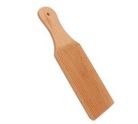 Planche à Gnocchis, Planche à Pâtes pour Gnocchis, Grattoir à Gnocchis en Bois, Couteau à Dénuder, Planche à Pâtes pour Pâtes et Beurre Faits Maison Authentiques, sans épingle à