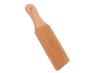 Planche à Gnocchis, Planche à Pâtes pour Gnocchis, Grattoir à Gnocchis en Bois, Couteau à Dénuder, Planche à Pâtes pour Pâtes et Beurre Faits Maison Authentiques, sans épingle à