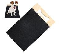 Planche à gratter à ongles pour chien - Tampon de meulage pour lime à ongles en bois | Patins à gratter pour chiens | Papier abrasif résistant à l'usure pour les pieds épais et les chiots de grande