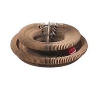 Planche à gratter en accordéon pliable pour chat | Jouet de piste de boule de chat | Jouet d'accordéon pour animaux de compagnie multifonction | Jouet d'accordéon pour animaux de compagnie