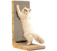 Planche à gratter en forme de L - Protection verticale - Pour chat d'intérieur - 27,5 x 15,7 x 12,6 cm