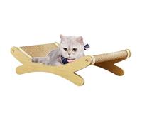 Planche à gratter pour chat - 47 x 30 x 13 cm - Lit griffoir pour protection de meubles, sol, porte, enrichissement de jeu pour chiots - Texture durable - Grattoir en sisal pour canapé, mur, tapis