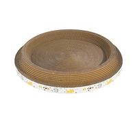 Planche à gratter pour chat en carton - Griffoir pour chat - Corrugated Nest - Grattoir en carton double face - Jouet ludique pour chat - Accessoire pour animaux de compagnie pour protéger les murs et