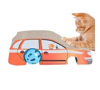 Planche à gratter pour Chat, Jouet pour Chat en Carton - Plateau tournant Rotatif pour Chat, Jouet accordéon, Poteau à gratter, Piste de Balle | Planche à gratter Amusante pour Chat, Jouets en Carton