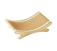 Planche à gratter pour chat - Tapis à gratter en sisal et LED - Protection de meubles pour sols, canapés, , tapis et portes - Jouet d'enrichissement avec design compact pour le jeu des chiots