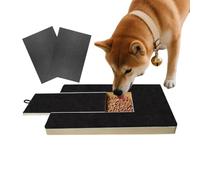 Planche à gratter pour chiens avec boîte à , tapis puzzle bois antidérapant
