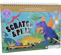 Planche à gratter pour dinosaures