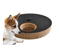 Planche à gratter pour griffes de chien,avec Boîte à Friandises, Jouet Rotatif en Bois pour Griffoir Ajustable - pour l'Entretien, le Limage et le Soin des Griffes Canines | Pour le toilettage, le lim