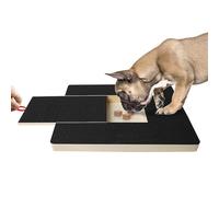 Planche à gratter réglable pour chiens - Outil de ponçage des ongles en bois antidérapant | Planche amovible pour réparer les ongles avec tiroir pour le soin des ongles | Idéal pour une paire