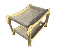 Planche à griffer pour chat - Double couche en sisal - Panier pour chats de petite, moyenne et grande taille pour grimper - Dispositif de protection domestique