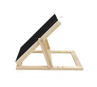 Planche à griffer pour chien en bois massif 2 1 distributeur de friandises rétractable avec surface ponçage des griffes sans perte base stable outil robuste et l épreuve mâchages entretien animaux com