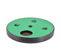 Planche à griffer pour chien, tapis rotatif interactif pour limer les ongles, 33 x 33 x 4 cm, jouet puzzle à alimentation lente, tapis d'entraînement pour enrichissement des animaux domestiques,