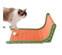 Planche À Griffes pour Chat | Carton de Jeu à Griffer en L avec Boule Amovible,Accessoire Amovible Protecteur De Meubles pour Animaux De Compagnie pour Jeu Entraînement Affûtage des Griffes
