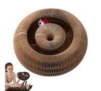 Planche à Griffes pour Chat | Tapis de Griffure d'Intérieur avec Balle pour Félin | Compagnon de Jeu Anti-Ennui pour Chaton Activité Physique Protection Meubles Salon et Chambre