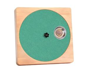 Planche à griffes pour chiens - pour ongles en bois de 11,8 pouces | jouet interactif - griffoir antidérapant boîte de récompense rotation en bois 1100 g alimentation lente d'entraînement moi