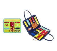 Planche À Jouets Pour Les Tout-Petits, Pour Le Développement Des Compétences De Base, Apprendre À S'Habiller, Sac Pour Activités Parent-Enfant