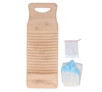 Planche à laver en bambou, pratique pour le lavage à la main du linge, pour la maison et l'école, longueur 40 cm