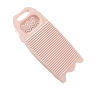 Planche à laver en plastique, planche à laver à la main, outil de vêtements, planche à laver, planche à laver, planche à laver, planche à laver pour la maison, l'école, le dortoir, rose