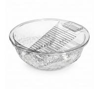 Planche à laver pour laver les vêtements à la main, planche pour les vêtements la main, en plastique épaissie pour le linge - Bassin linge transparent intégré, 13, 39 x 12, 60