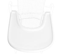 Planche à manger haute compatible avec les chaises Stokke Tripp Trapp Trapp, blanc mat - Table haute non adaptée aux tasses à ventouse, sans bisphénol A. (blanc mat)