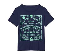 Planche à Ouija T-Shirt, Femme Grandes Tailles, Bleu Marine, 2X