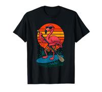 Planche à pagaie Cool Flamingo avec Lunettes de Soleil T-Shirt