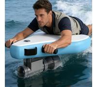 Planche à pagaie électrique gonflable avec trottinette sous-marine - Motomarine 3 en 1, 10 vitesses, propulseur, moteur de 700 W, capacité de charge de 115 kg pour adultes