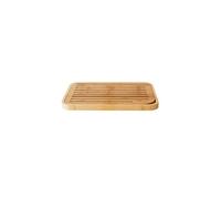 Pebbly Planche à pain 40-NBA037 bambou 36 x 26 cm - clayette amovible - naturel
