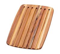 Planche à pain en teck épaisseur 1,4 cm - 41 x 28 cm