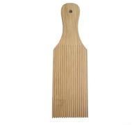Planche à pâtes en bois de hêtre essentiel pour gnocchi et lasagnes, outil de cuisine robuste avec rainures, léger et facile à entretenir