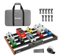 Planche à pédales pour guitare Donner avec alimentation intégrée, pedalboard en alliage d'aluminium pour effets, 1.53kg, 50 * 31.2 * 4,6cm