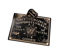 Planche à pendule Carven | Planche de divination de radiesthésie 12 pouces - Planche magique gravée Ouija pour message métaphysique de divination, kit de planche à pendule de sorcière