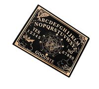 Planche à pendule en bois, planche en bois de divination noire, fournitures d'autel de divination noire de 30,5 cm, planche gravée Ouija, planche de massage, boussole alphabet