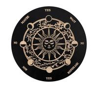 Planche à pendule, planche de divination métaphysique, planche métaphysique avec lettres, planchette de messages en bois, kit d'accessoires pour autel de sorcellerie