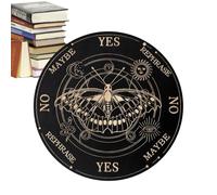 Planche à pendule pour divination et oracles - Planche de spiritisme avec aiguilles de lettres | Plateau de jeu pour séances, jeu de société, planche de divination pour les fêtes et les rassemblements