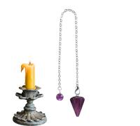 Planche à pendule pour divination et oracles - Planche décorative en bois avec lettres et aiguilles pour les messages - Aide à la décision - Jeu de plateau de divination pour débutants, famille et