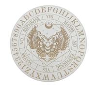 Planche à pendule pour radiesthésie - Planche de divination sept étoiles en bois - Accessoire rond métaphysique - Décoration intérieure spirituelle - Méditation et divination - Chambre à coucher et