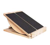 Planche à pente à pied - planche d' squats en bois pour l'exercice | Travière de veau réglable non glissée, entraîneur d'étirement des pieds et chevilles, outil de force et d'équilibre pour la m