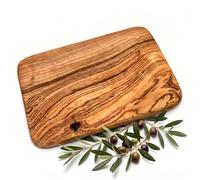 Planche à petit-déjeuner en bois d'olivier - Planche à déjeuner de qualité supérieure comme cadeau personnalisé (vierge)