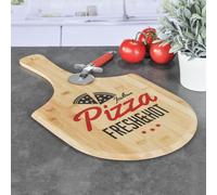 Planche à pizza en bambou - Pizza Fresh & Hot