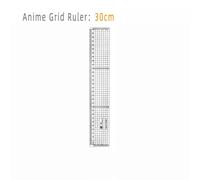 Planche À Règle Transparente En Pvc De 20,30 Ou 50cm,Bloc De Bureau D'écriture Pour Étudiant,Tapis De Découpe,De Couture,De Dessin,Presse-Papiers,Fournitures De Mesure - Type 30cm #A