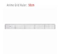 Planche À Règle Transparente En Pvc De 20,30 Ou 50cm,Bloc De Bureau D'écriture Pour Étudiant,Tapis De Découpe,De Couture,De Dessin,Presse-Papiers,Fournitures De Mesure - Type 50cm