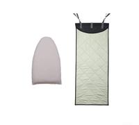 Planche à repasser à poser au-dessus de la porte, tapis de pressage résistant à la chaleur pour la vapeur de vêtements, presse portable à suspendre avec sangles élastiques, tapis de repassage pour