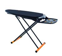 foxydry Vivo Table à repasser pliable et peu encombrante avec roulettes Noir 126 x 56 x 24 cm