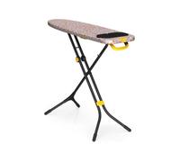 Joseph Joseph Glide Table à Repasser 110 x 33 cm avec Pieds Compacts Réglables et Repose-Fer à Vapeur Intégré Résistant à la Chaleur, Housse en Coton Imprimé, Fleur de Pêcher