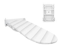 Planche à Repasser Murale Rotative à 180°, Table à Repasser Pliable avec Housse en Coton Amovible et Lavable pour Buanderie, 33x99cm