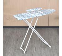 Planche à repasser pleine grandeur 106,7 cm - Pliable et réglable en hauteur, design compact avec housse résistante à la chaleur, parfaite pour la maison, l'appartement, le dortoir et les solutions